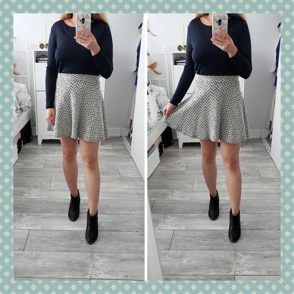 3/$30 - Charlotte Russe Patterned Circle Skirt